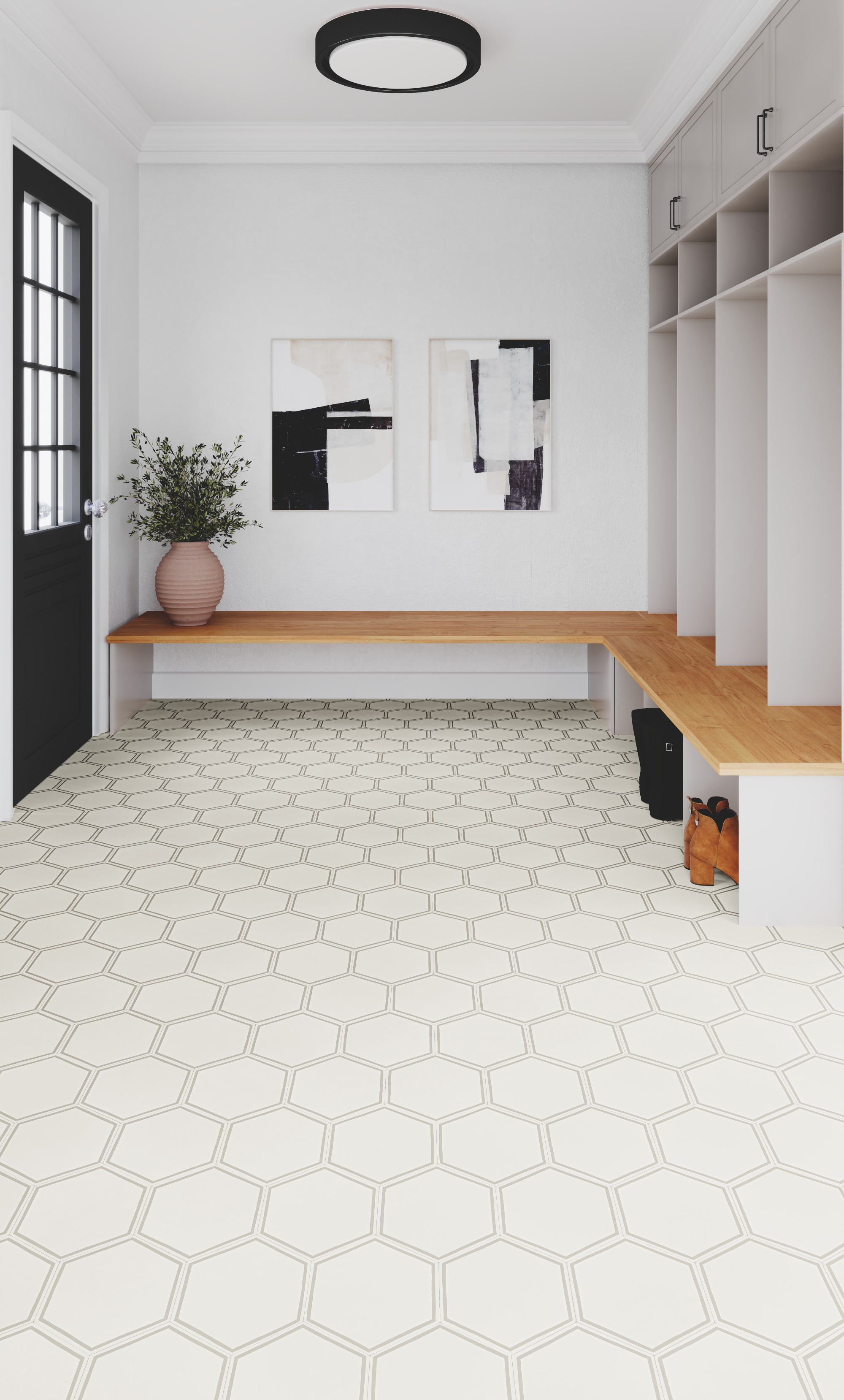 Luxury Vinyl Sheet Platinum Hexx Cauldron 130520 | Mannington