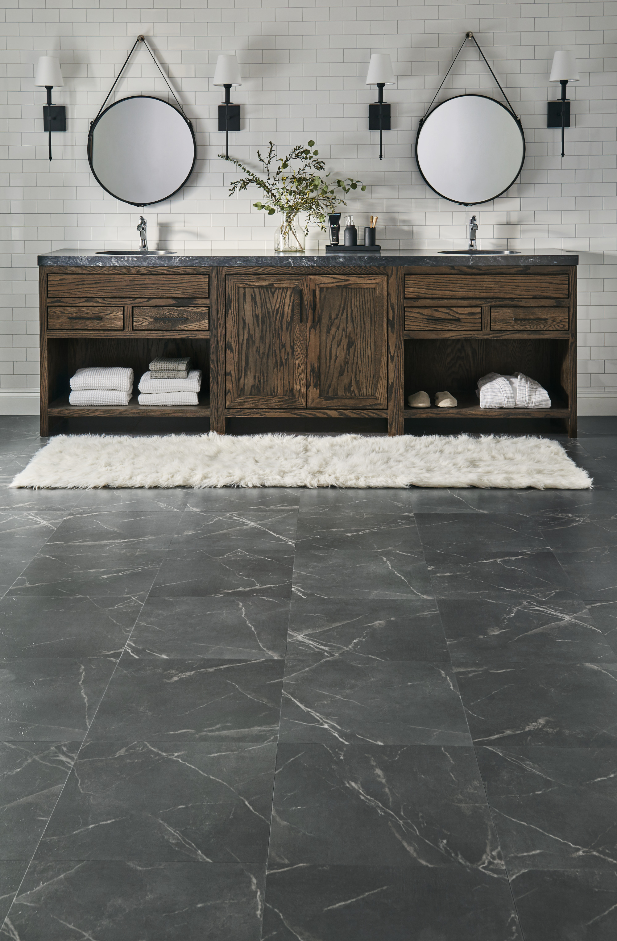 Alterna - Solid Colors Tile (White) by Armstrong Lvt