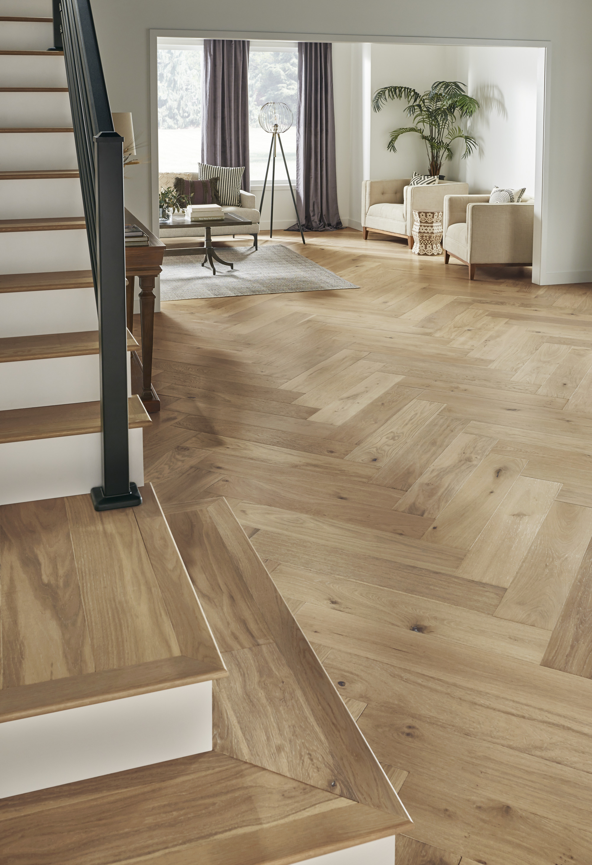 Hardwood Latitude Collection® Park City Herringbone Snowcap