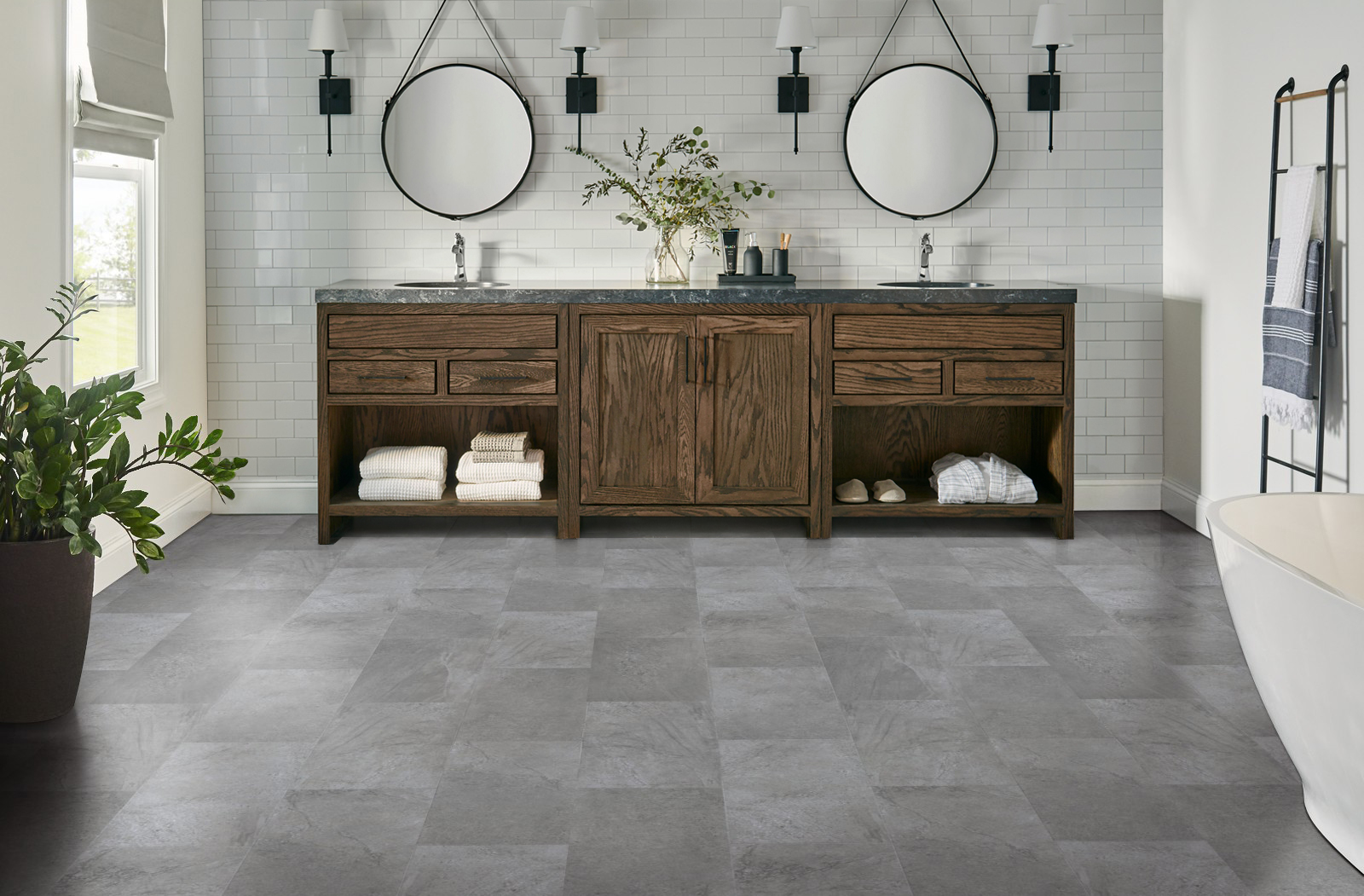 Luxury Vinyl ADURA®Rigid Meridian Stucco RGR021 | Mannington