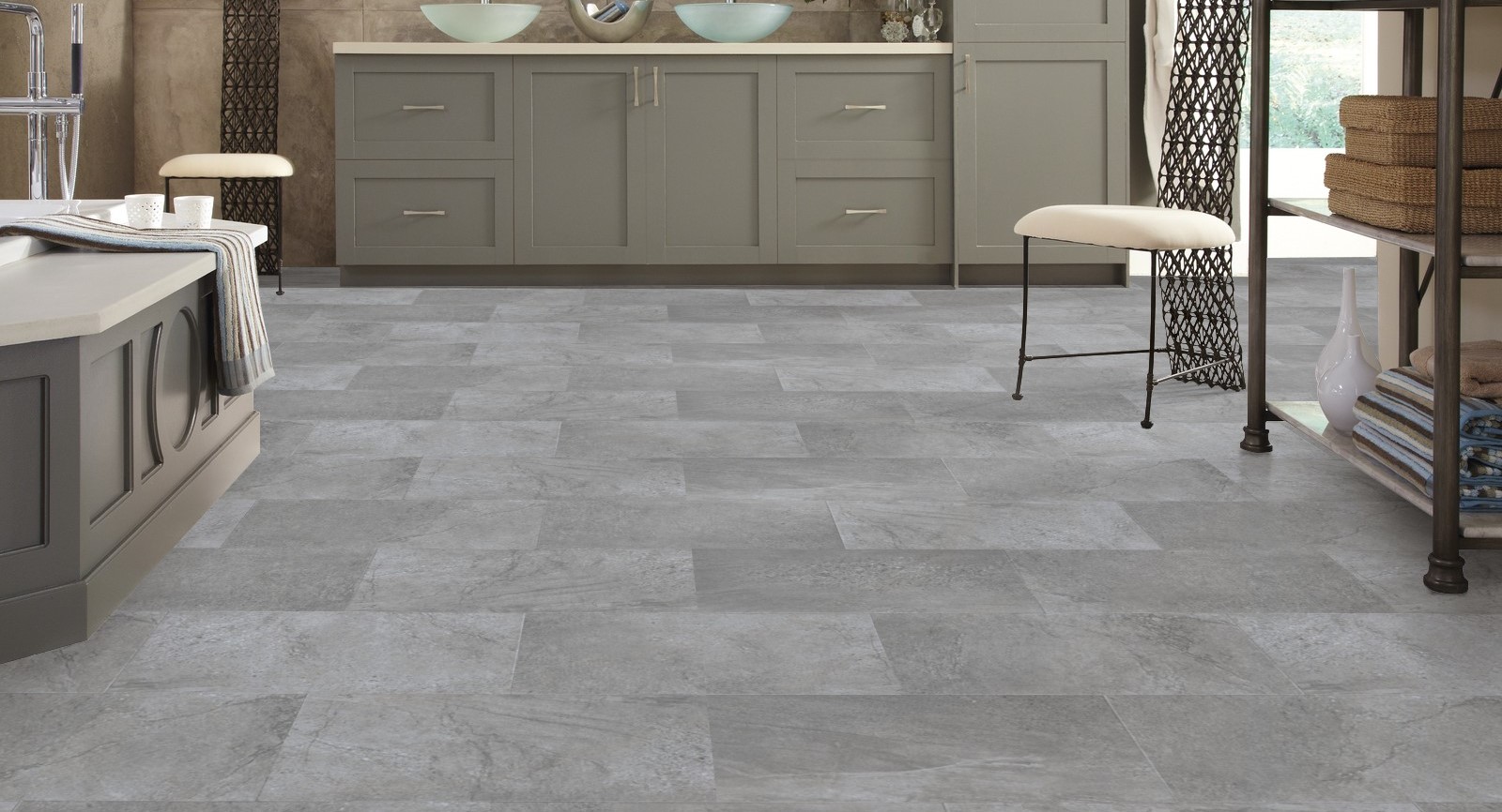Luxury Vinyl ADURA®Rigid Meridian Stucco RGR021 | Mannington