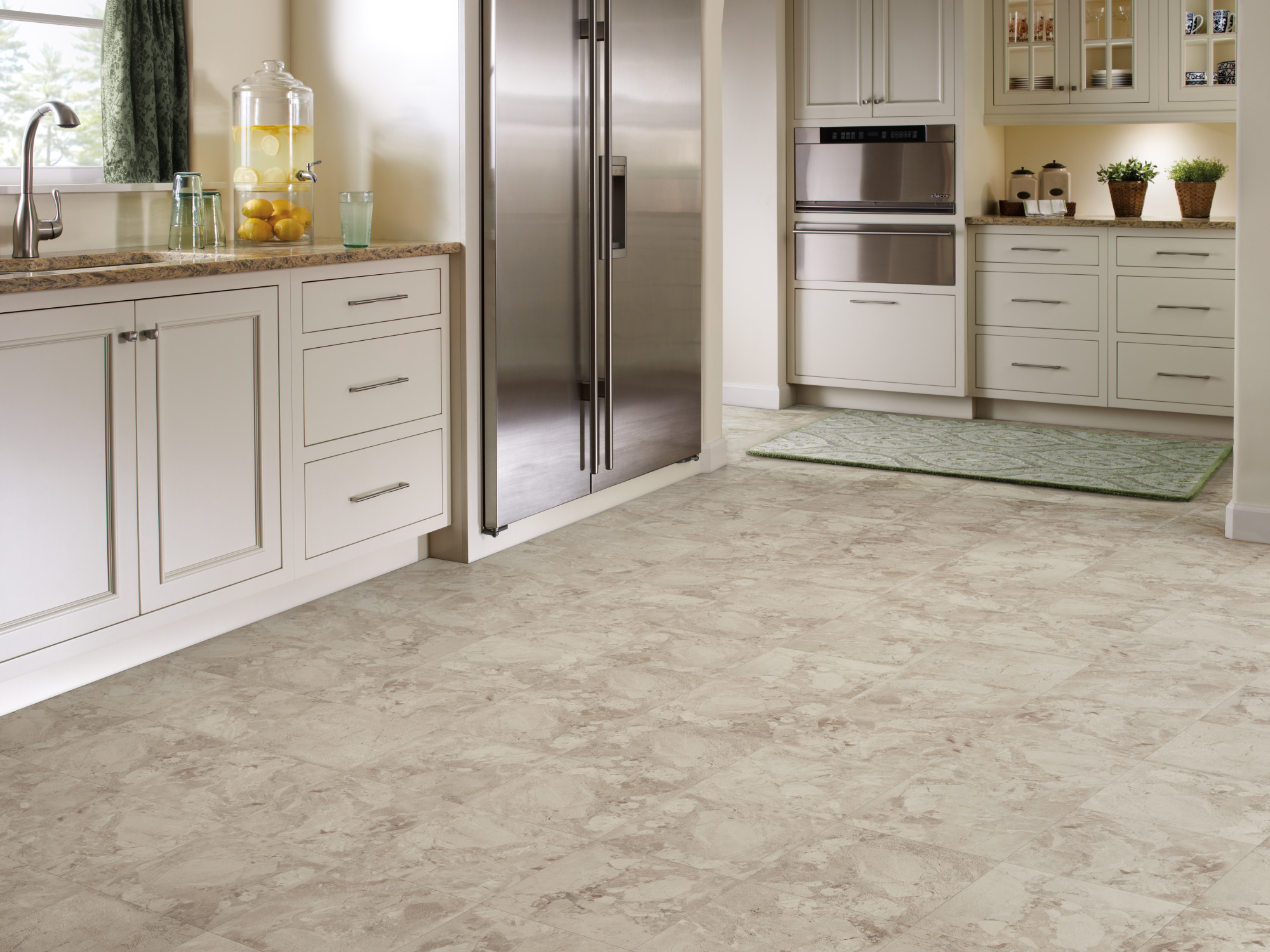 Luxury Vinyl Sheet Gold Capri Alabaster 100260 | Mannington