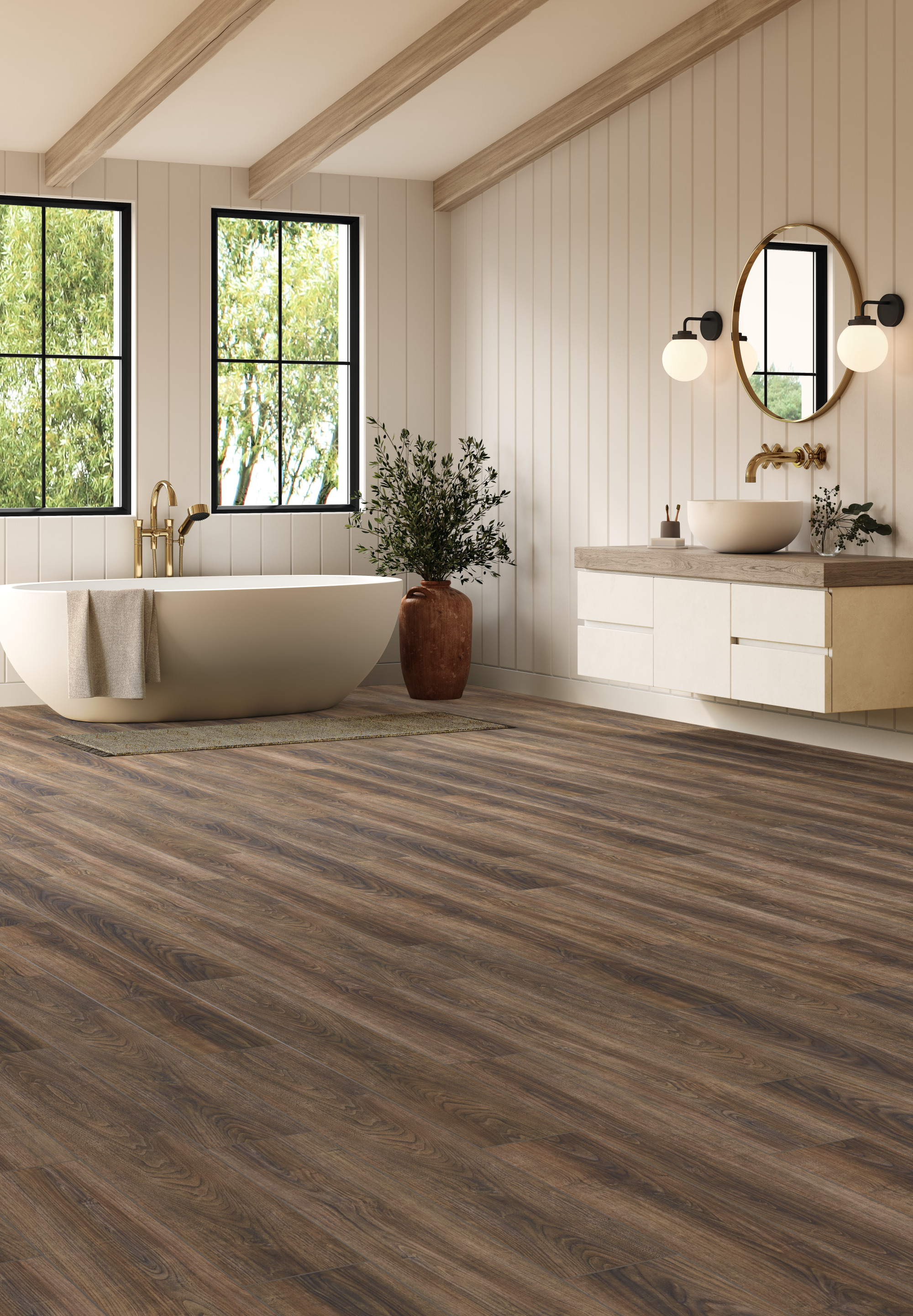 Luxury Vinyl ADURA®PRO Rigid Heritage Walnut Acorn RSP107 | Mannington