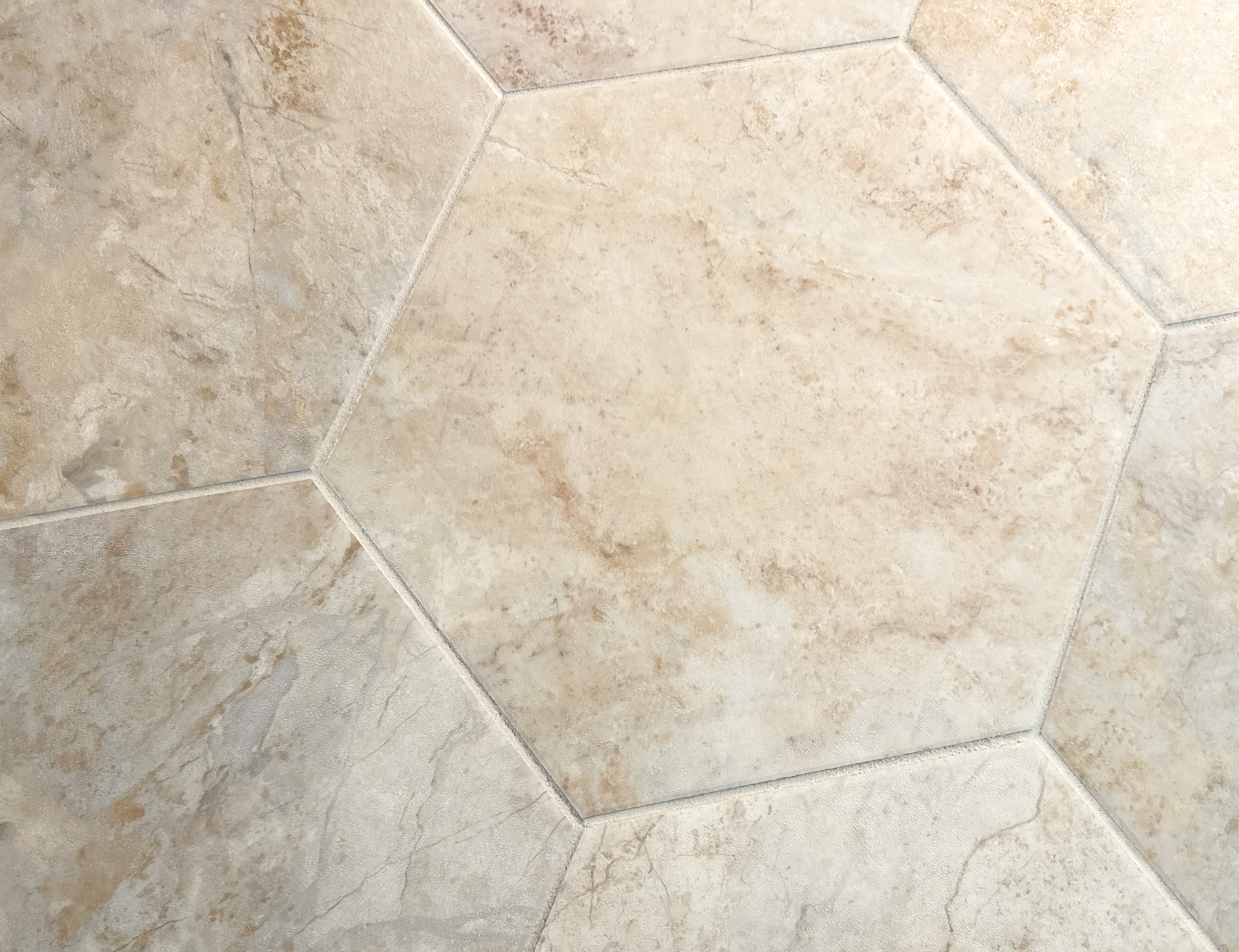 Luxury Vinyl ADURA®APEX Luxxe Hexagon Pearl APS201 | Mannington