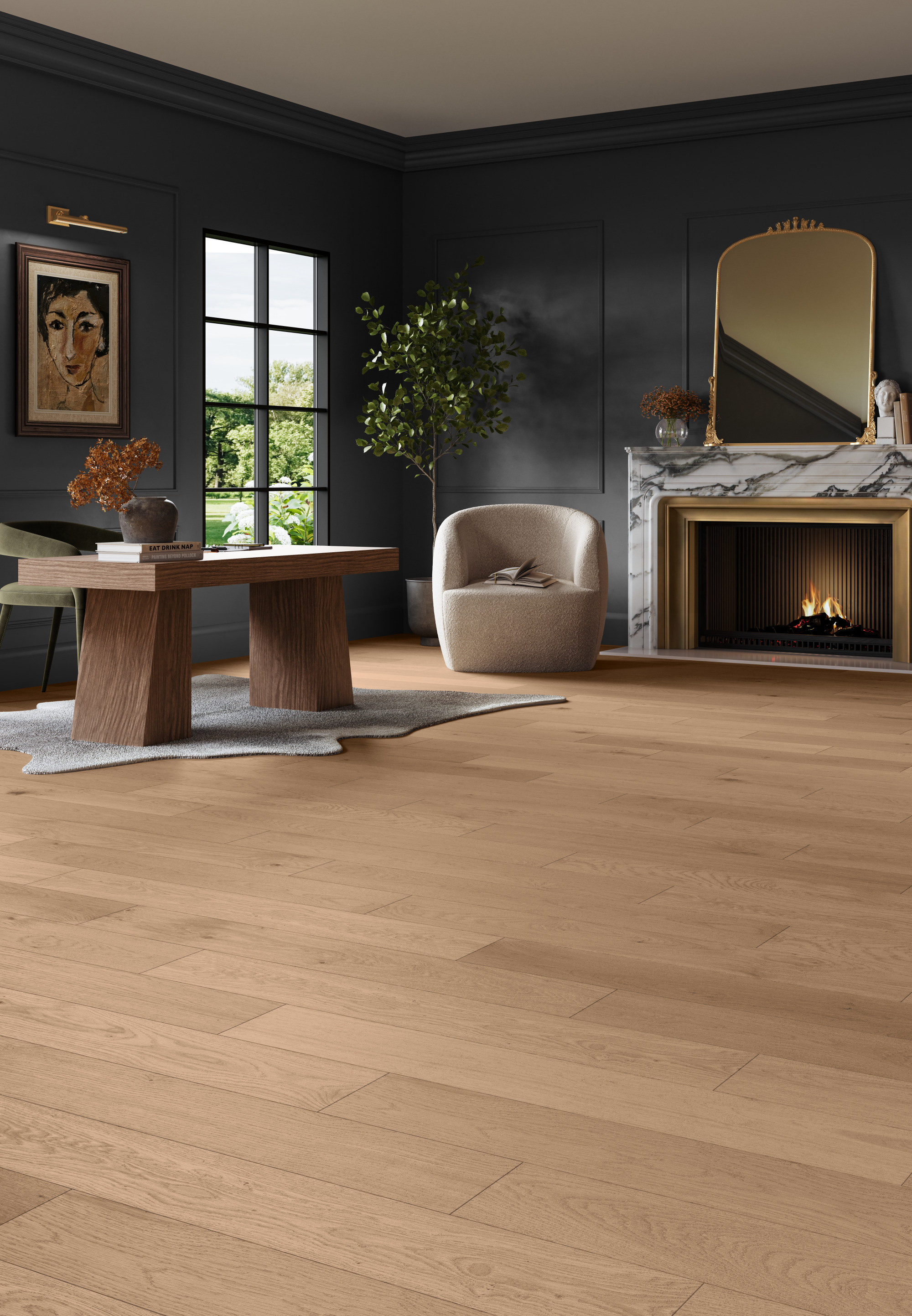 ウッドストック　ラグ Hardwood Rustics Riverwalk Dew RVWK07DEW1 | Mannington