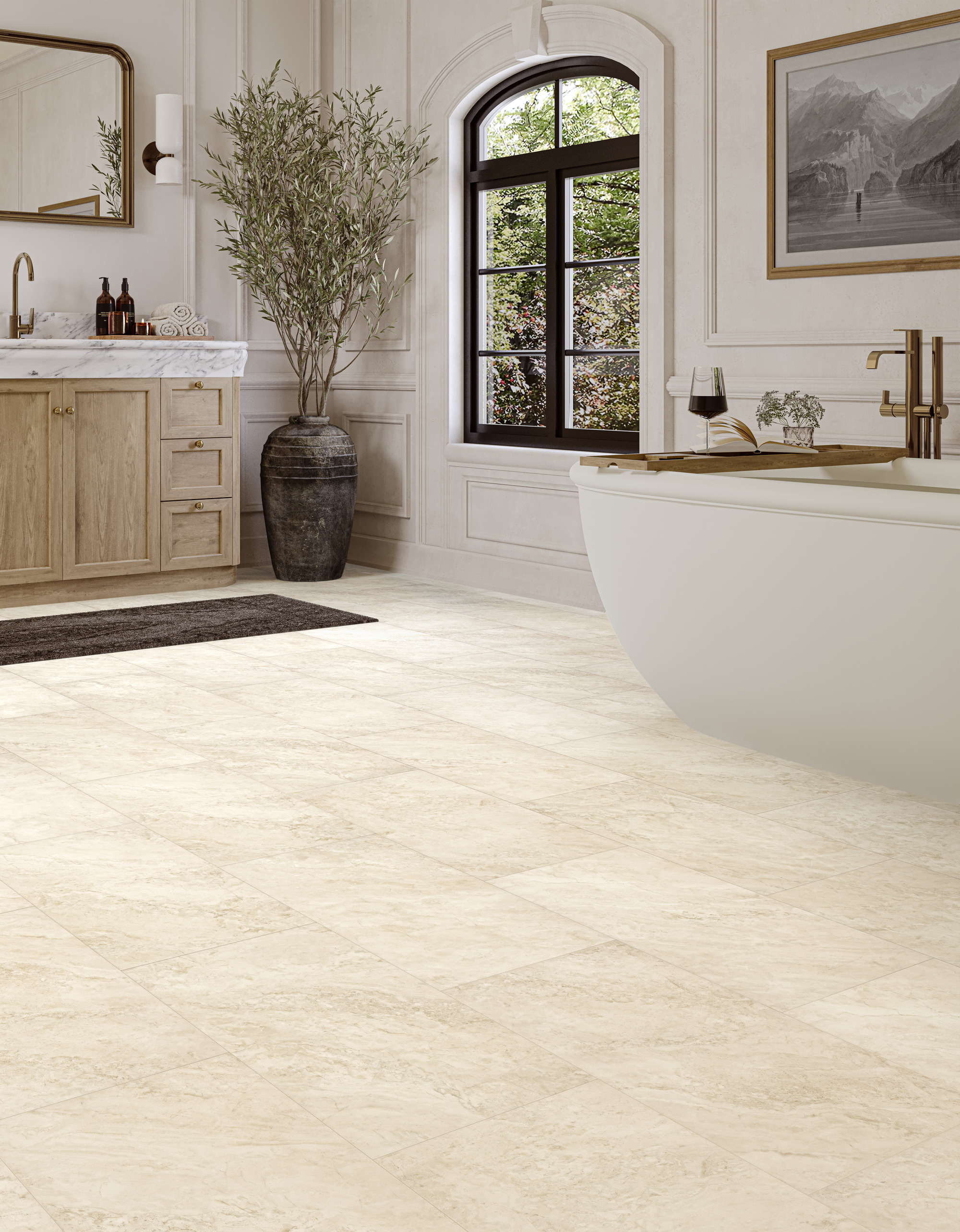 Luxury Vinyl ADURA®Flex Basilica Granite FXR500 | Mannington