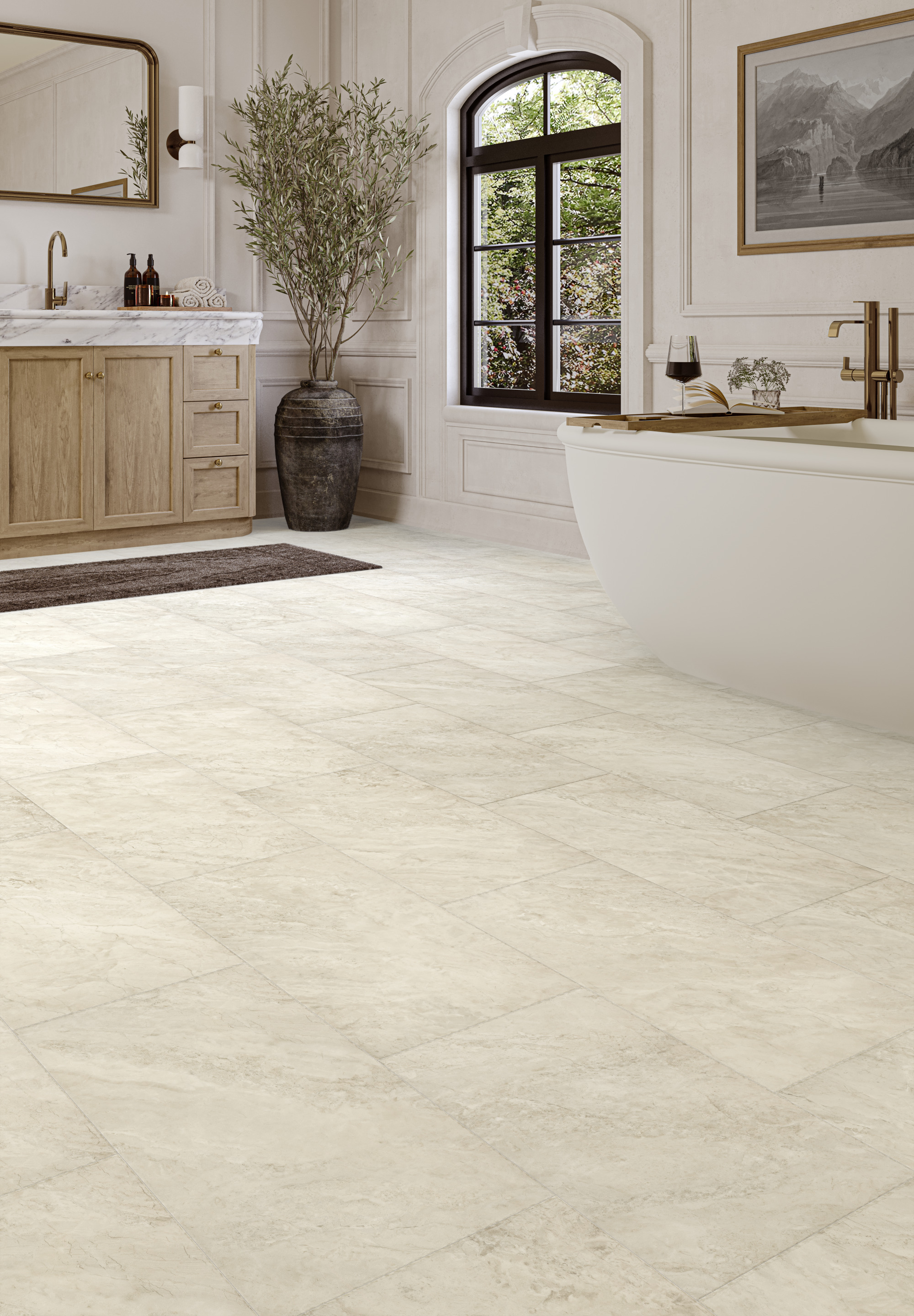 Luxury Vinyl ADURA®Rigid Basilica Granite RTE500 | Mannington